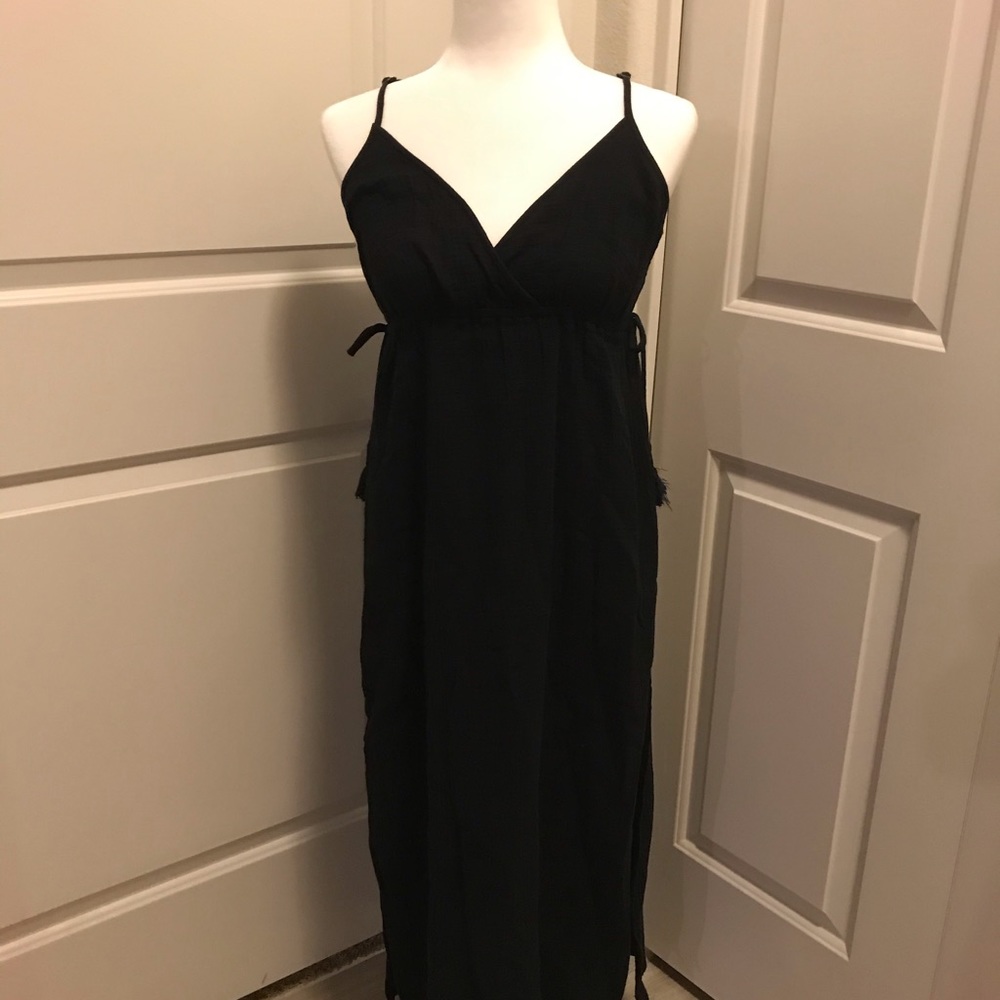 Black swimsuit cover up
